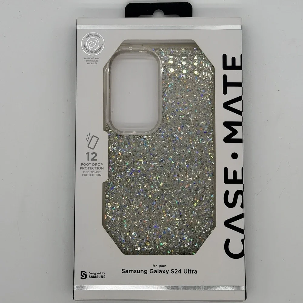 Case Mate Samsung Galaxy s24 Ultra (ONLY)- Twinkle Disco (Holographic Sparkle)